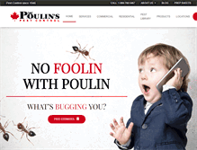 Tablet Screenshot of poulins.ca